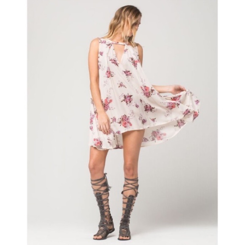 Free People Tree Swing Floral Tunic Dress